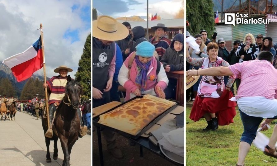 Las postales que dejaron las Fiestas Patrias en la Patagonia