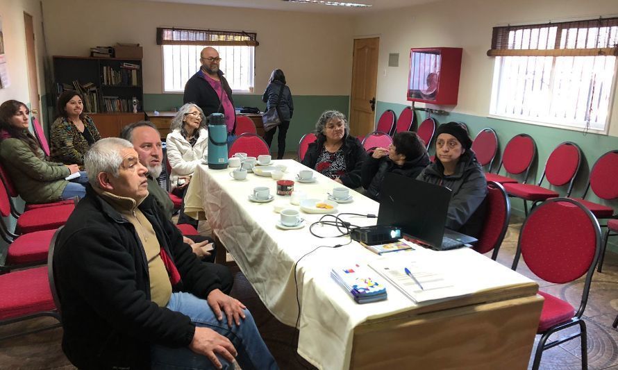 Juntas de vecinos participan de los talleres. Crédito foto: cedida.