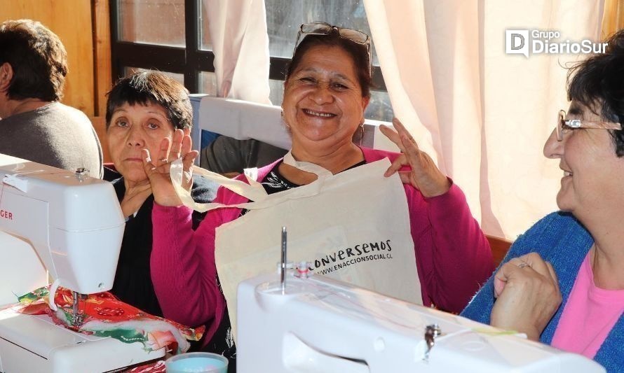 En Ibáñez finalizó proyecto de Taller de Costura para personas mayores