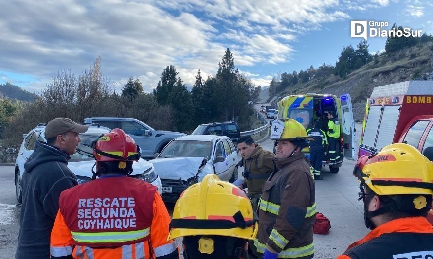 Vehículos colisionaron en el sector Bypass de Coyhaique