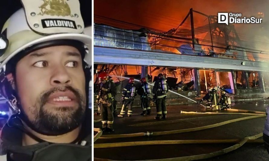 Mall Chino y Edificio Ferso destruidos tras gigantesco incendio en el centro de Valdivia