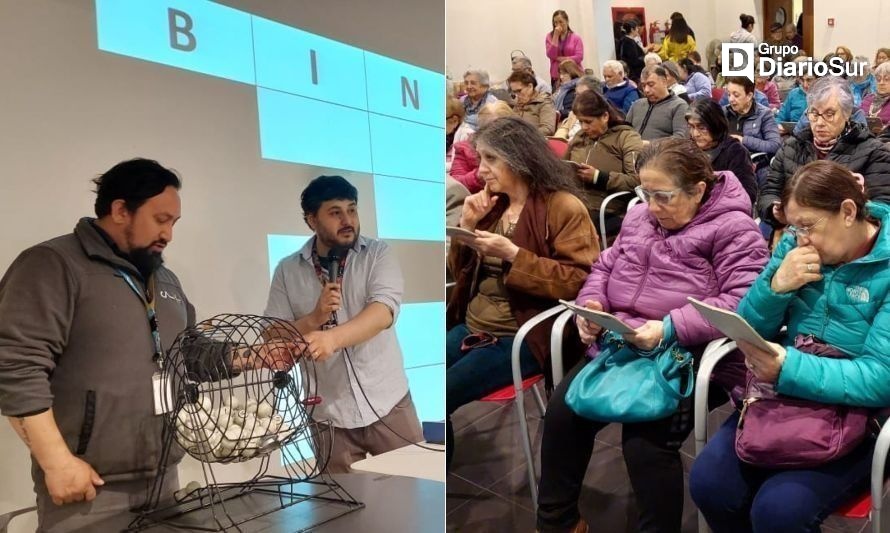 Cien personas participaron en bingo del Cesfam Alejandro Gutiérrez