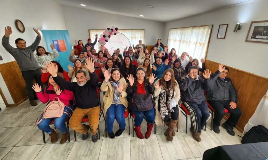 Evento en que cada beneficiario presentó su propuesta en el marco del programa. Crédito: Fosis Aysén.