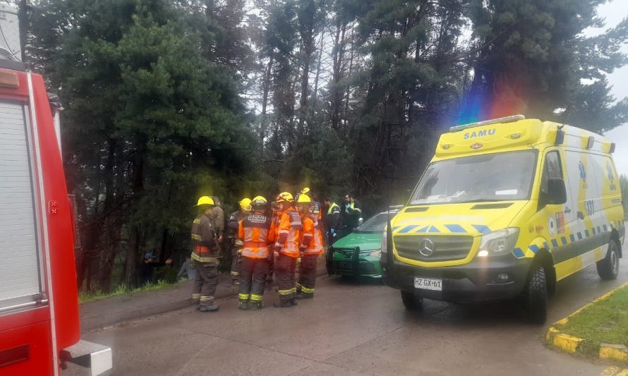 Accidente en Coyhaique deja dos lesionados 