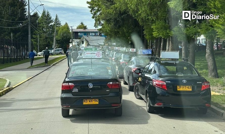 Colectiveros de Coyhaique se manifestaron y piden espacios