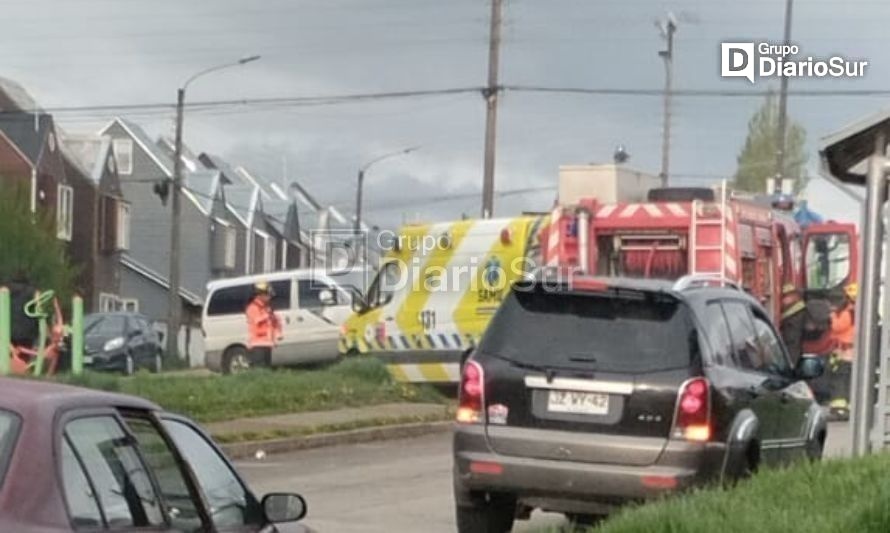 Reportan emergencia por colisión vehicular en Coyhaique