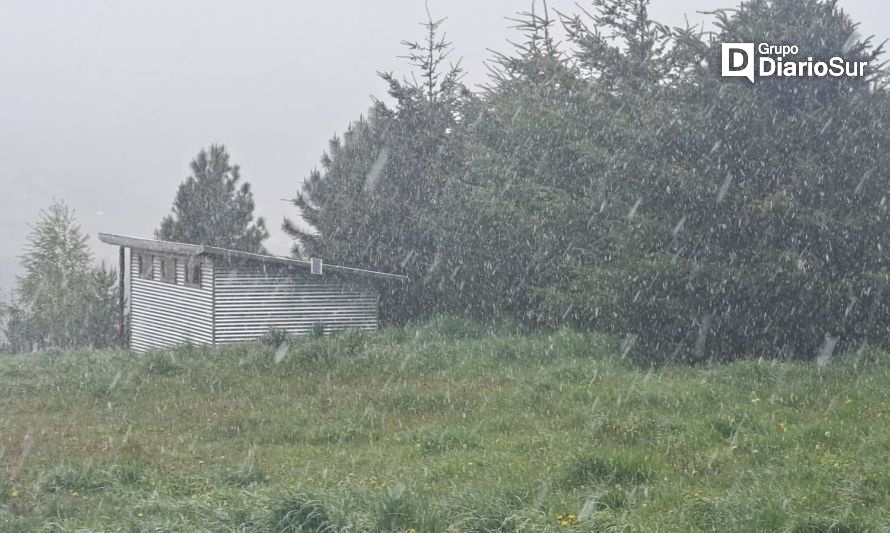 Región seguirá con precipitaciones y podría volver a caer agua nieve