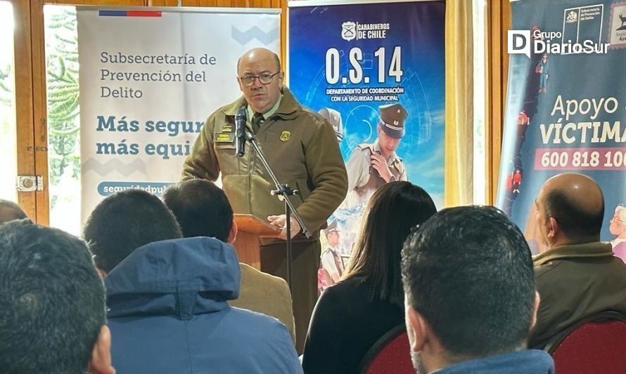 Capacitan a equipos municipales en materias de prevención y seguridad