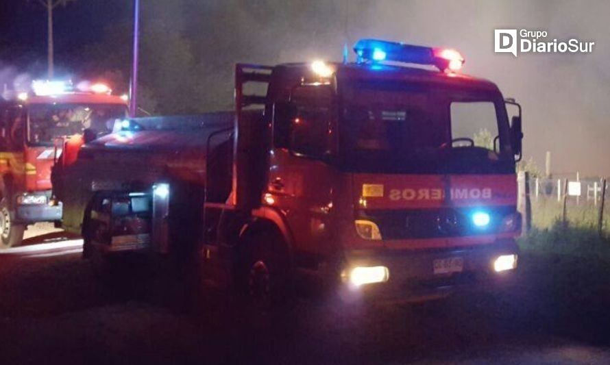 Familia perdió su casa tras incendio en sector Lago Frío