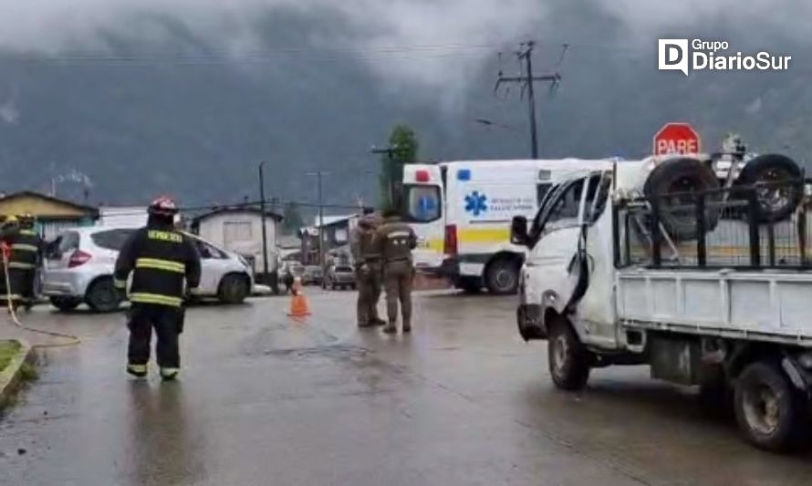 Un lesionado en accidente vehicular registrado en Puerto Aysén