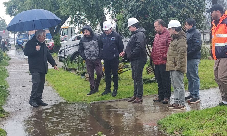 Inician nueva etapa de construcción de colectores de aguas lluvias en Puerto Aysén