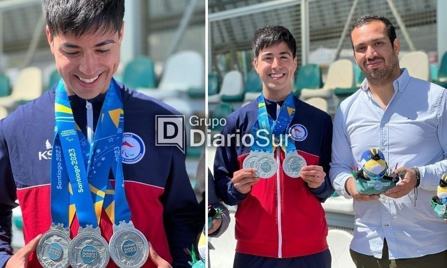 Celebran a coyhaiquino medallista de los Parapanamericanos