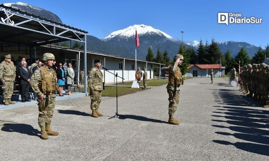 Regimiento Chiloé realizó cambio de mando