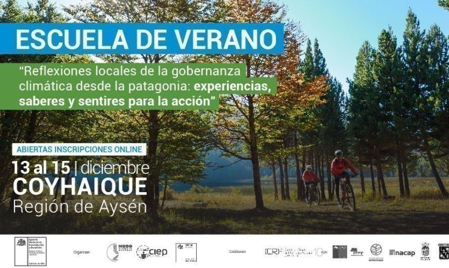 Abren inscripciones a escuela de verano de gobernanza climática en Coyhaique 