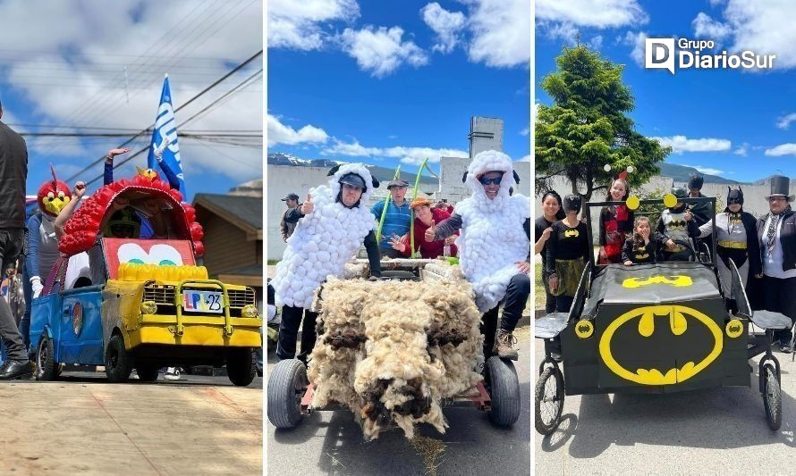 Coyhaique enloqueció con los "Carros locos"