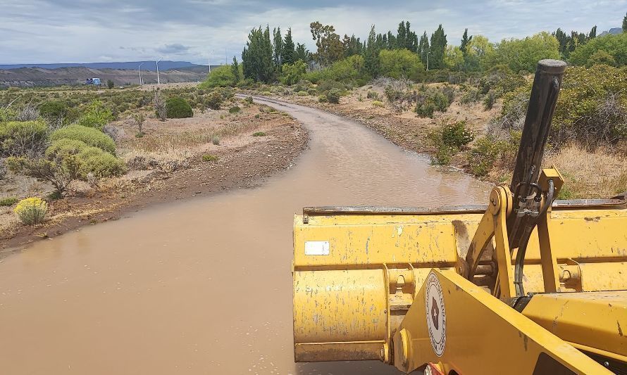 Encauzan río Jeinimeni en Chile Chico para evitar desbordes
