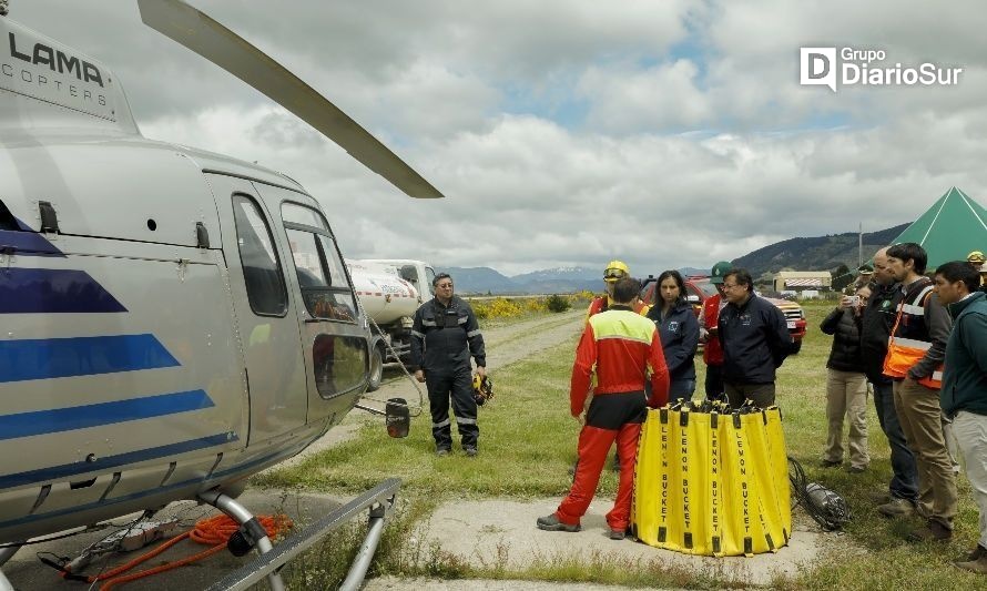 Aysén tendrá dos helicópteros para combatir incendios forestales