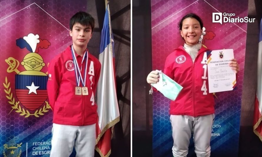 Trece medallas ganó Esgrima 14 en campeonato nacional