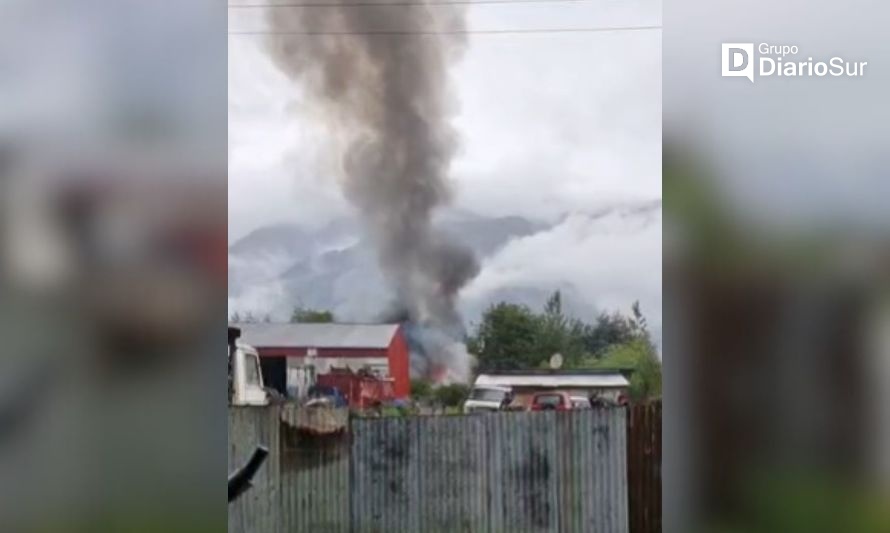 Bomberos concurrieron a incendio en Puerto Aysén