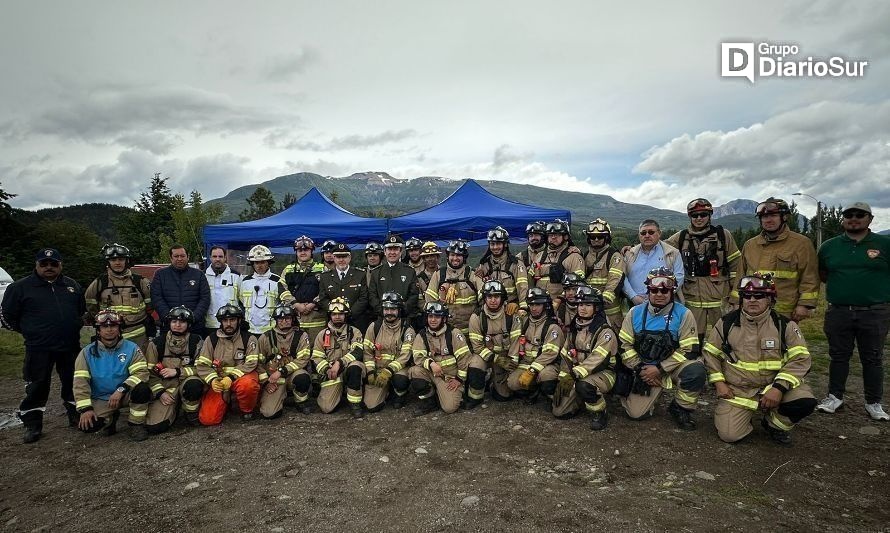 Compañía bomberil de Coyhaique se acreditó como unidad forestal