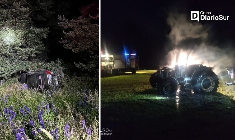 Noche agitada: cuatro emergencias en Coyhaique