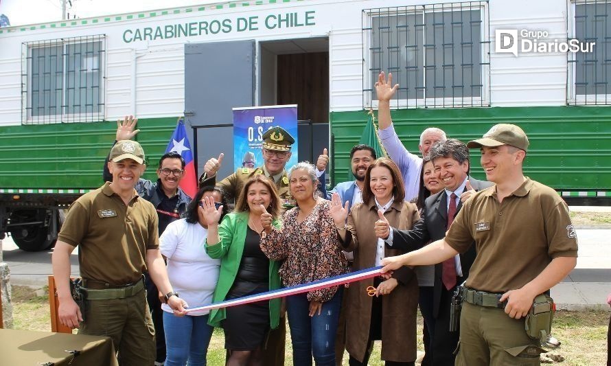 Carabineros habilitó un sistema modular móvil en Villa Cerro Castillo