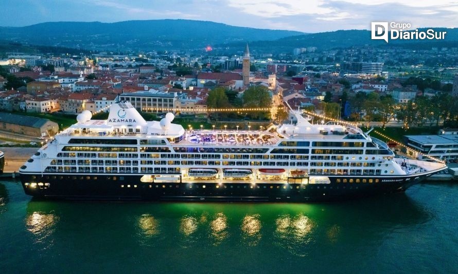 Este viernes recalará en Puerto Chacabuco un nuevo crucero “Azamara Quest”