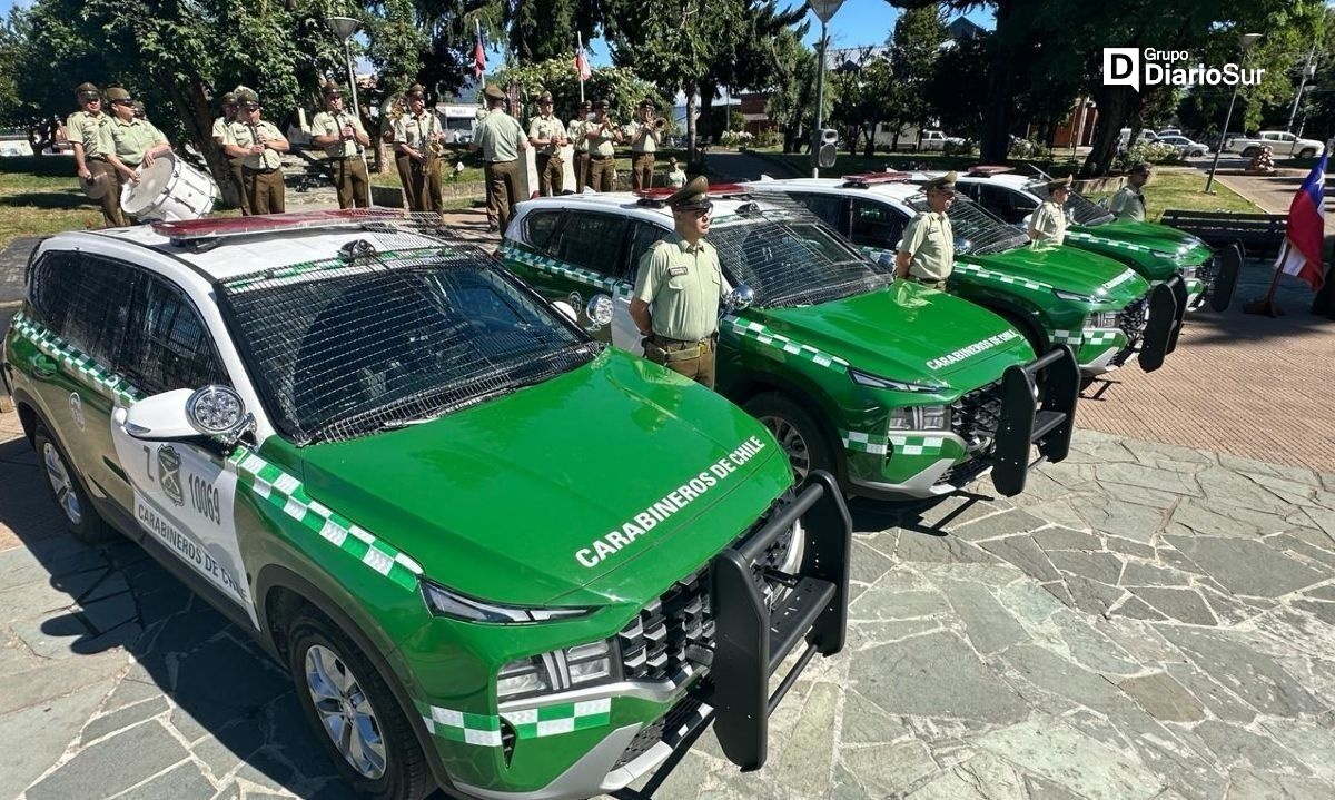 Carabineros recibe siete nuevos vehículos para Coyhaique y Puerto Aysén