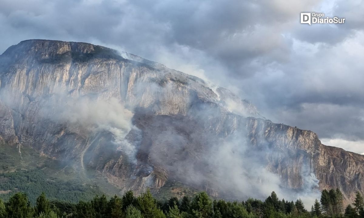 Decretan Alerta Amarilla comunal por incendio forestal en Coyhaique