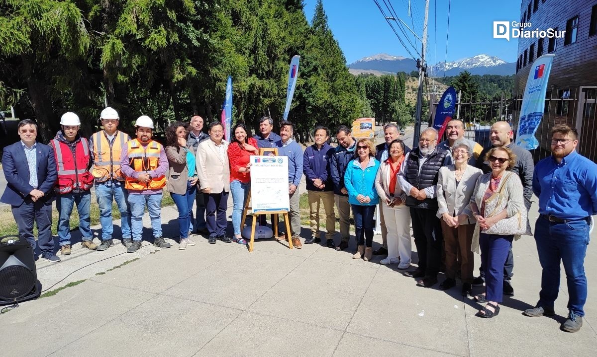 Realizan trabajos de pavimentación de la calle Jorge Ibar de Coyhaique