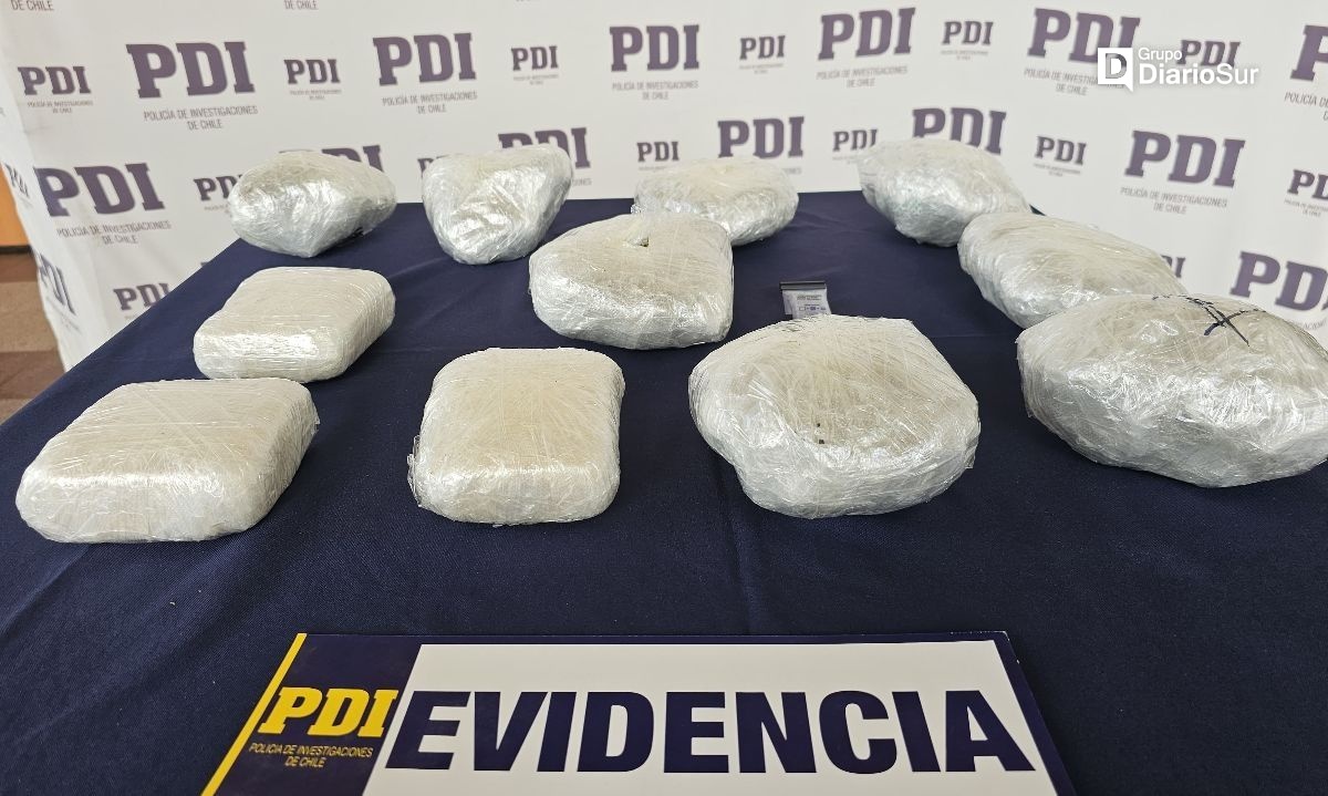Fiscalía y PDI decomisan drogas provenientes de Santiago