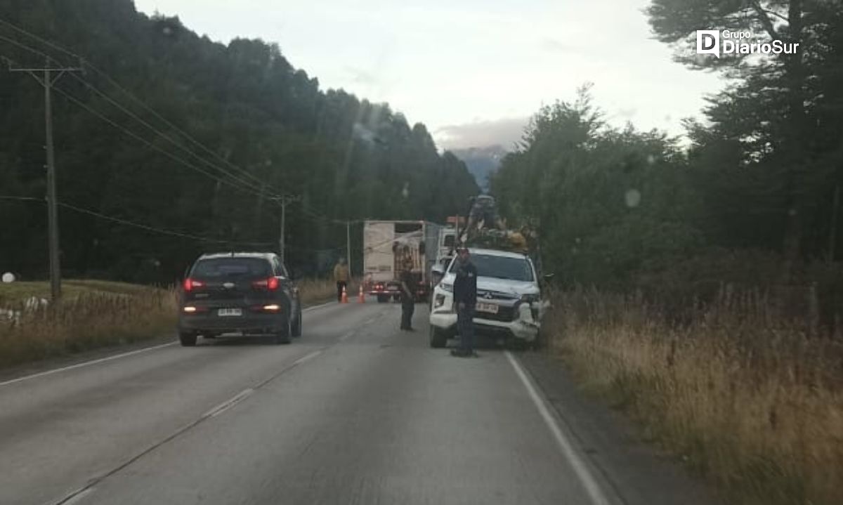 Conductor salvó ileso tras accidente vehicular 