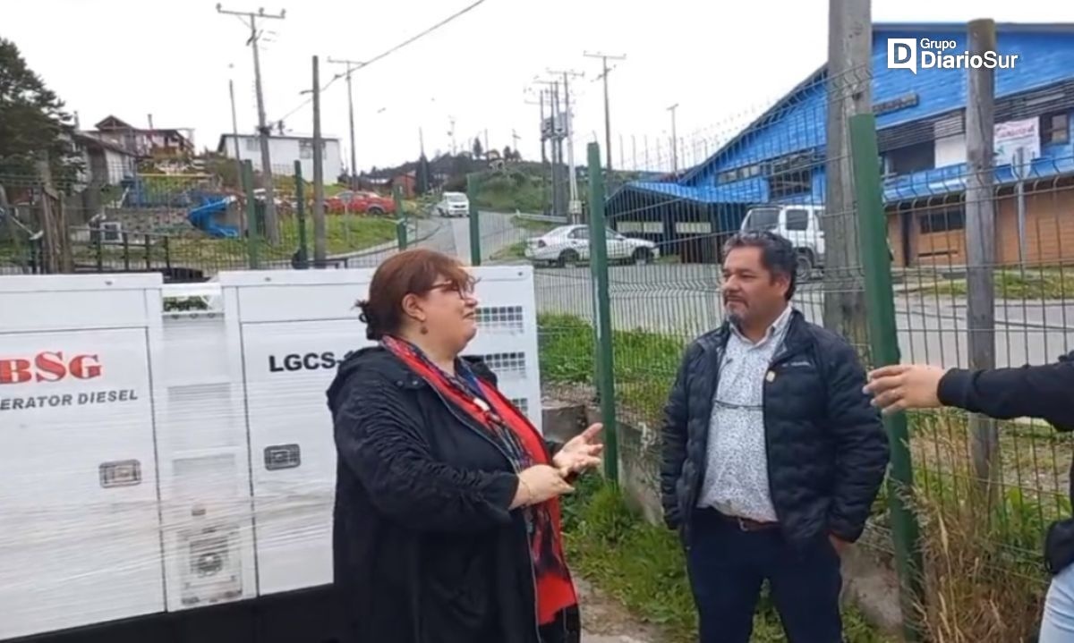 Donan equipo electrógeno para la posta de Melinka