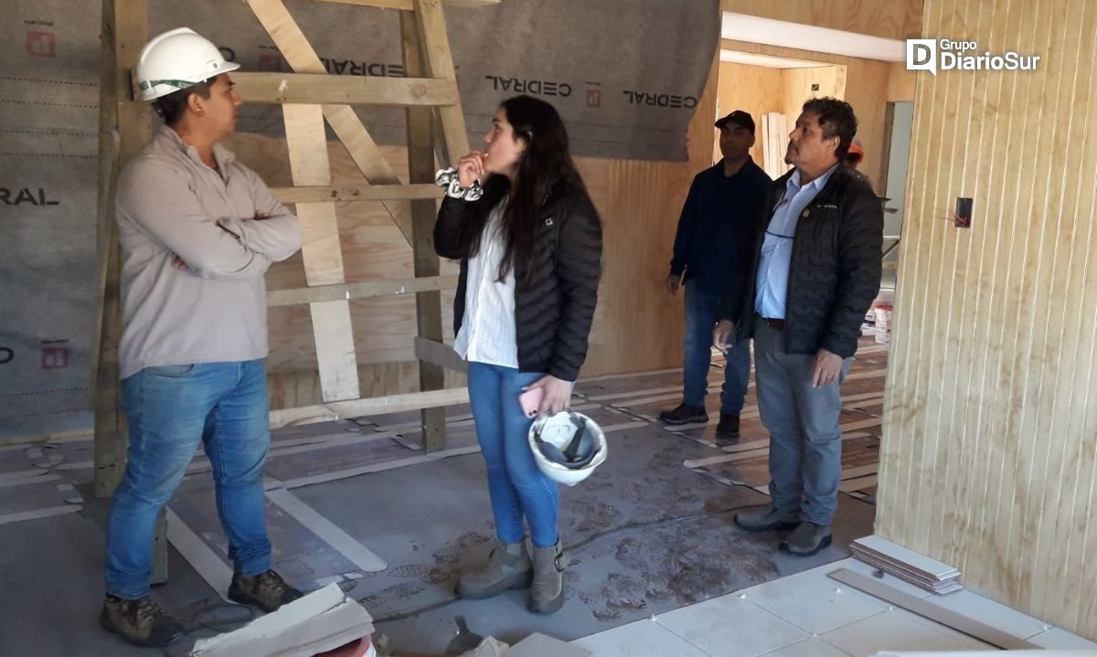 Avanzan obras del Centro Diurno para personas mayores de Guaitecas