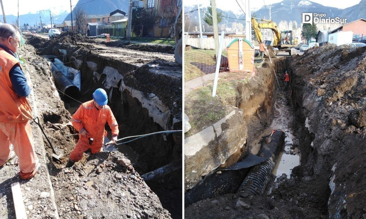 Harán mejoras de colectores de aguas lluvias en Aysén y Coyhaique