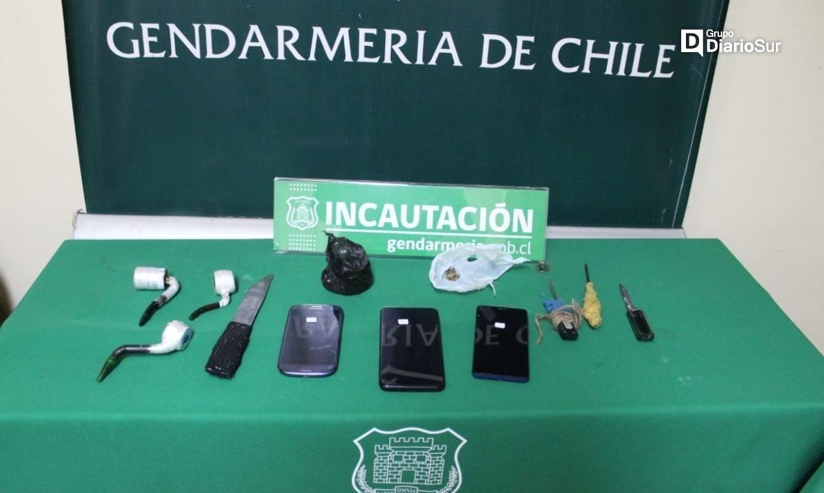 Incautan elementos prohibidos en el Centro de Detención Preventiva de Puerto Aysén