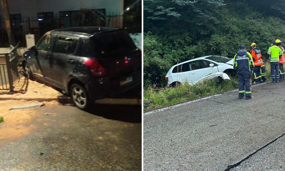 Con horas de diferencia: accidentes vehiculares movilizaron unidades de emergencia en Aysén 