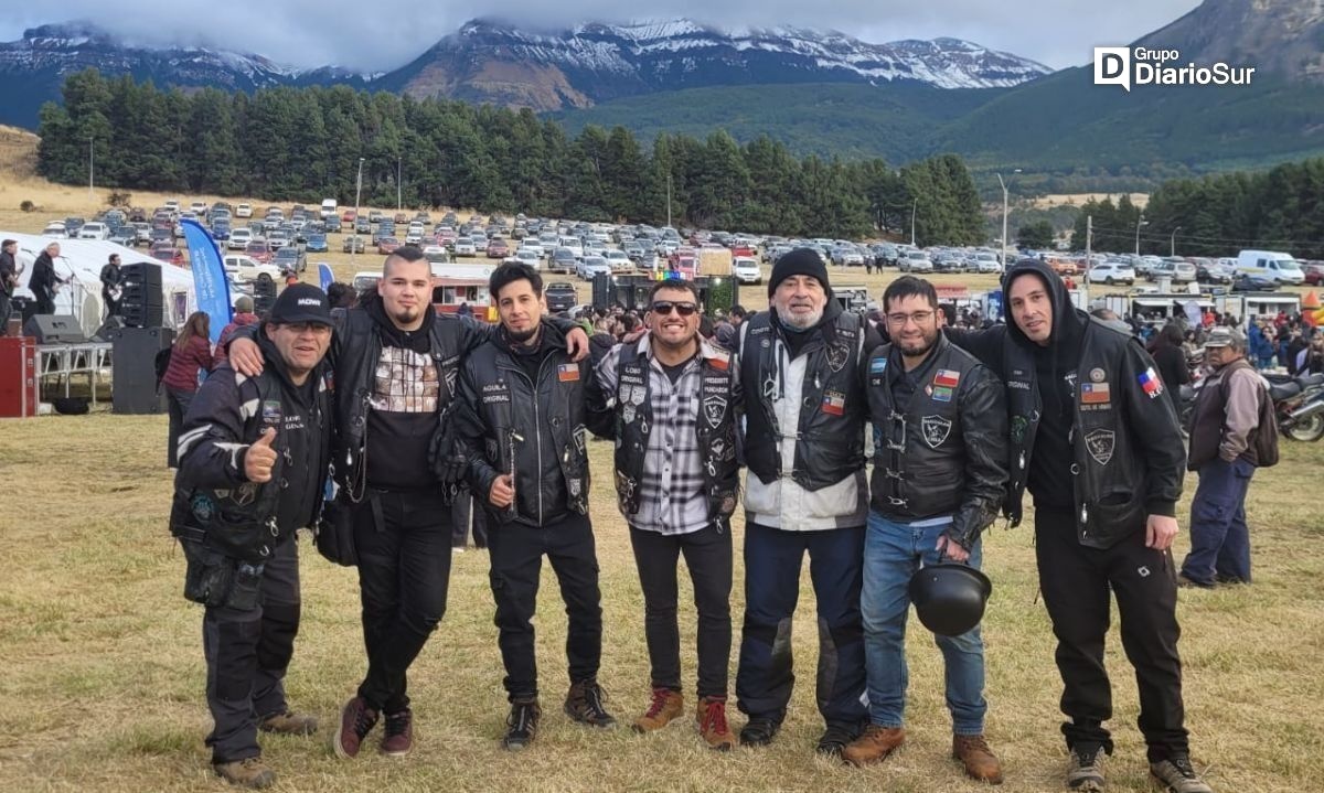 Motoqueros celebraron su día en Coyhaique: "nos enfocamos en ayudar"