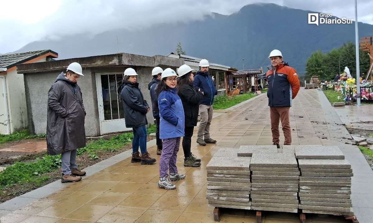 Cementerio de Puerto Aysén lleva un 75% de avance en obras