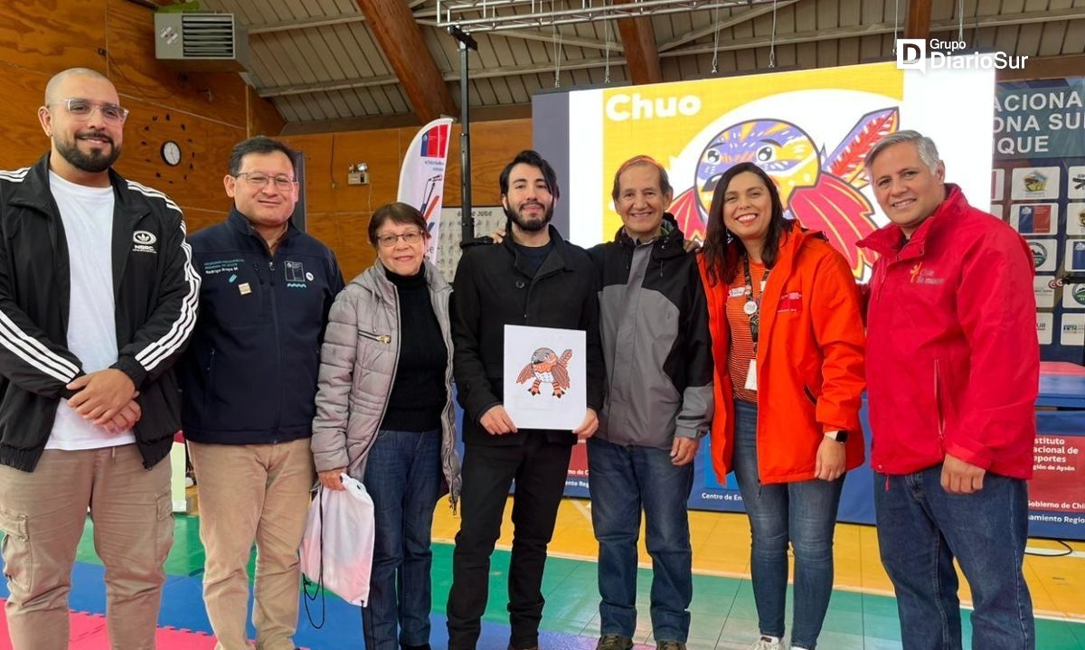Artista coyhaiquino logra primer lugar de la mascota de los Juegos Araucanía Aysén 2024