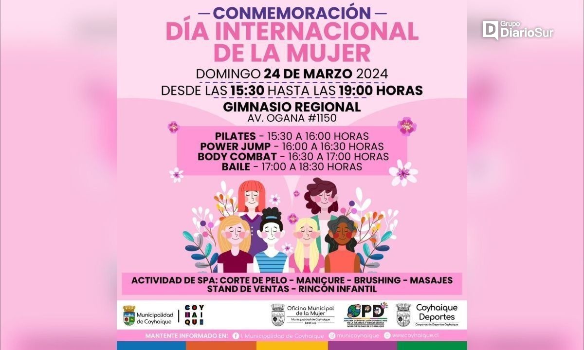 Conmemoran el Día Internacional de la Mujer en Coyhaique