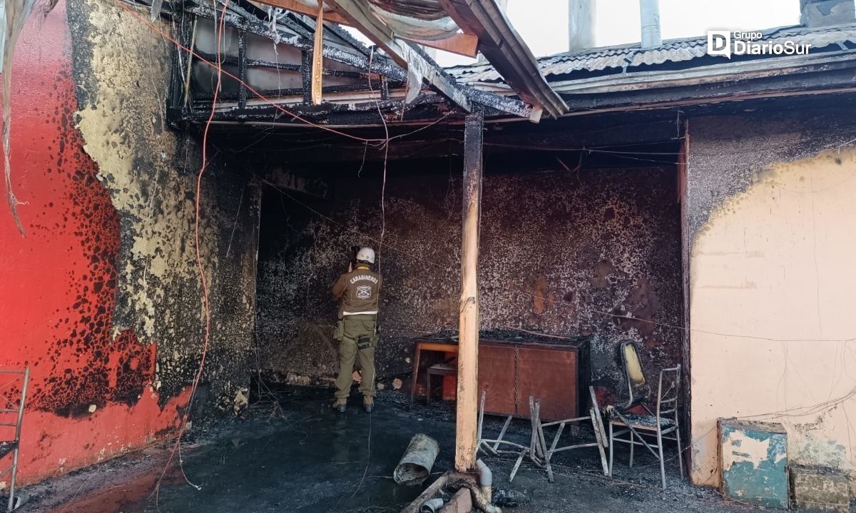 Labocar investiga incendio de Bomberos y Fiscalía amplió detención de imputado