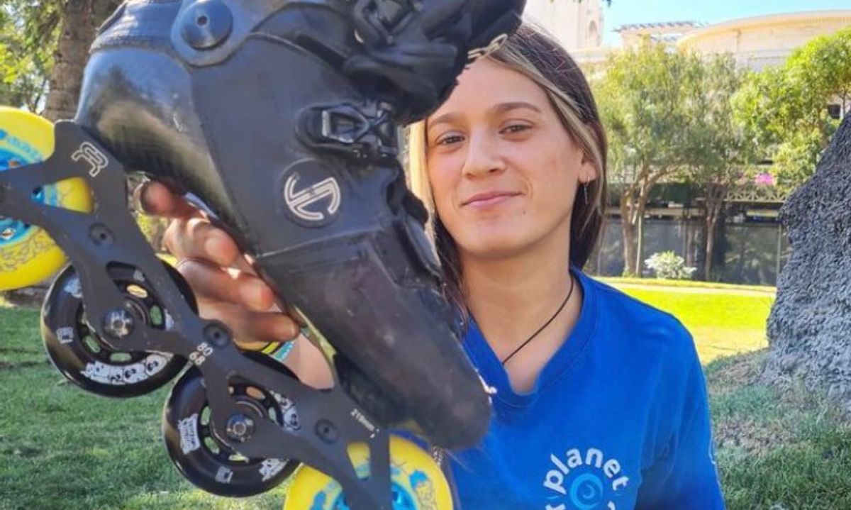 Llega a Puerto Cisnes la campeona nacional de Estilo Libre en patinaje