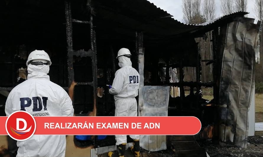 PDI investiga cuerpo calcinado en vivienda incendiada