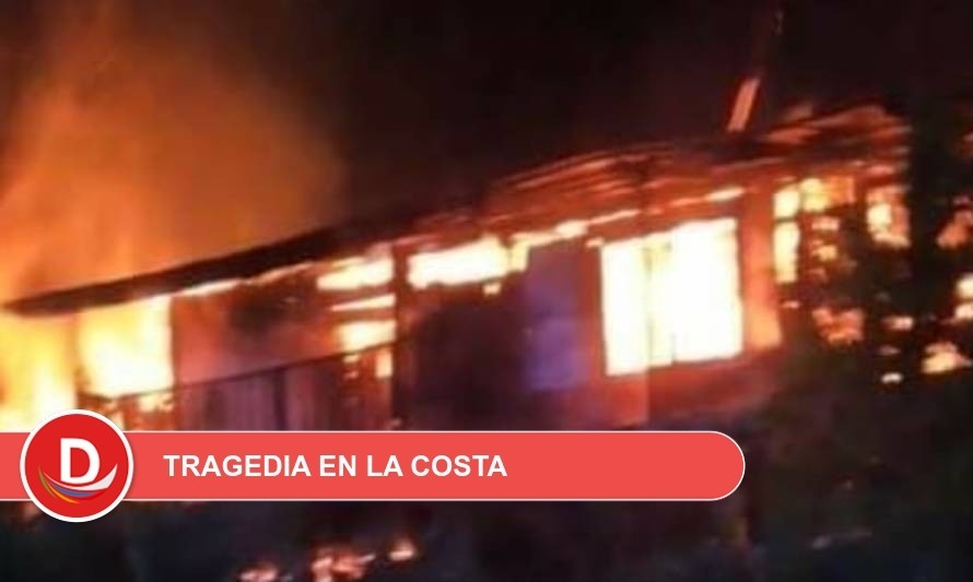 Padre y tres hijos murieron en incendio en Valdivia: madre está grave