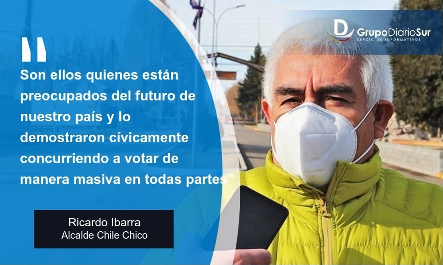 Alcalde de Chile Chico destacó participación juvenil en el plebiscito 