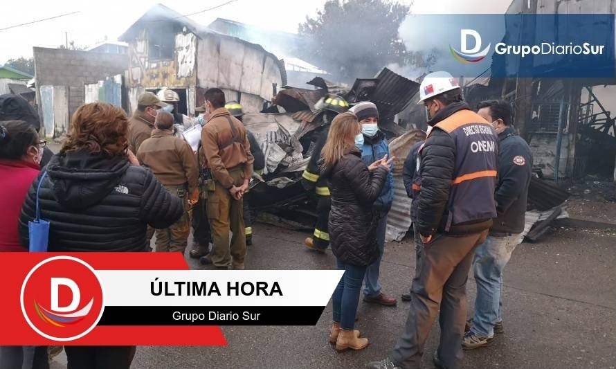 Dramático despertar de Aysén: Dos fallecidos y siete viviendas destruidas deja incendio en Ribera Sur