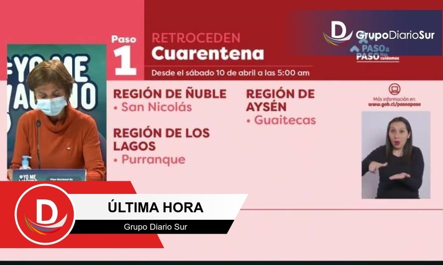 Guaitecas vuelve a retroceder y entrará en cuarentena total