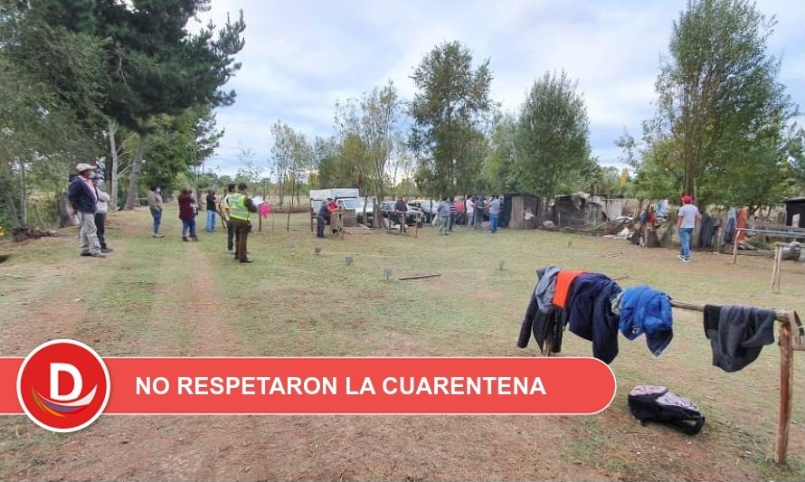 12 detenidos por torneo de rayuela en plena pandemia