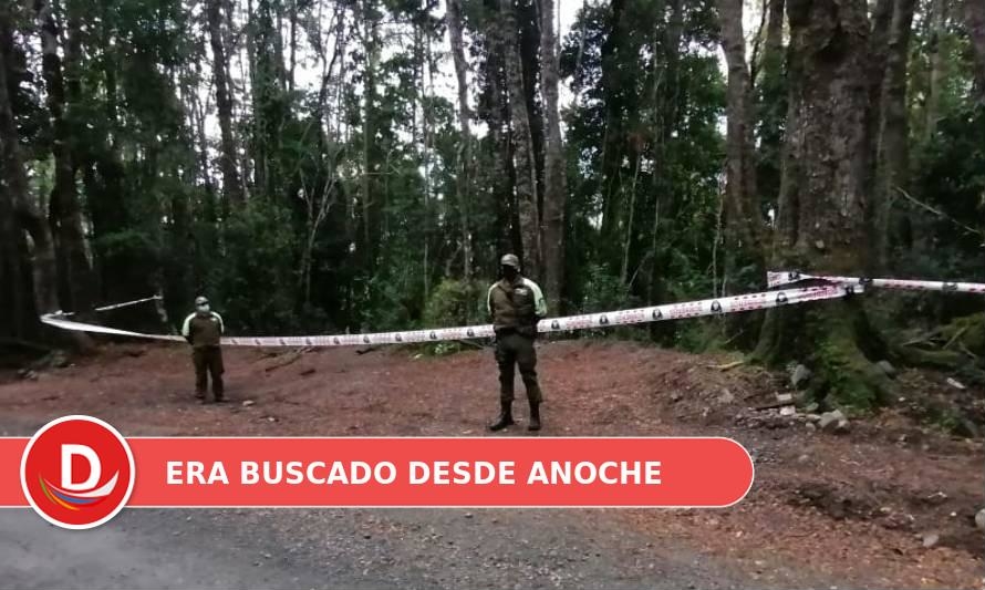 Encuentran cuerpo de hombre que habría sufrido fuerte golpiza en Panguipulli